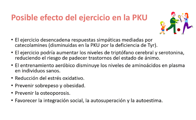 Efecto del ejercicio en la PKU