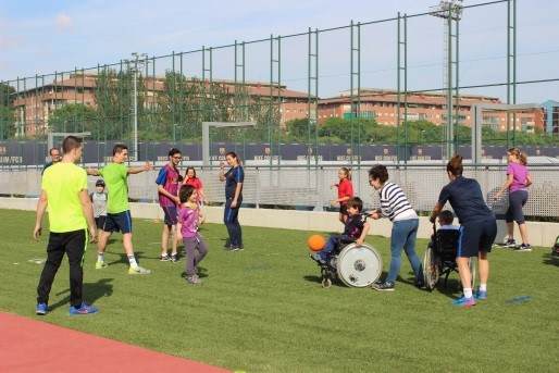 Escuela deportiva sant joan de deu visita FC Barcelona