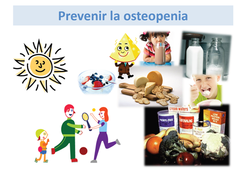 Prevenir la osteopenia