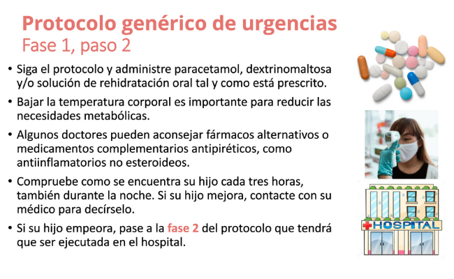 Protocolo genérico de urgencias (fase 1, paso 2)