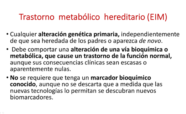 Trastorno metabólico hereditario - Guía Metabólica Hospital Sant Joan de Déu