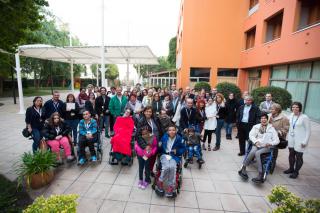 Familias en el 1er encuentro de la Asociación ENACH española. Foto: Claudia Maccioni