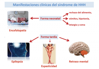 Manifestaciones clínicas del síndrome de HHH