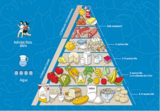 Pirámide de la alimentación saludable. Foto: Gencat