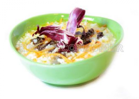 Cocido de boniato y arroz con achicoria. Foto: Consumer Eroski