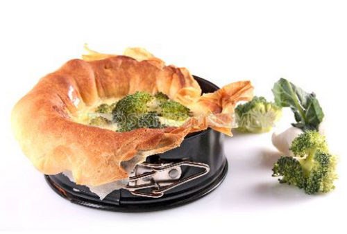 Tartaleta de brócoli. Foto: consumer Eroski