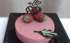 Mousse de fresas. Foto: Júlia Caballé