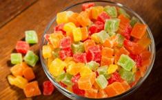 Caramelos de frutas deshidratadas