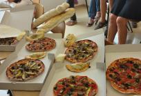 Pizzas con Renato's. Imagen: Hospital Sant Joan de Déu Barcelona