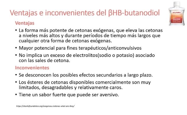 Ventajas e inconvenientes deL butanodiol Guía Metabólica Hospital Sant Joan de Déu Barcelona